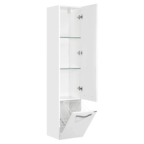 Шкаф-пенал Aquaton Ария подвесной белый 1A134403AA010 Шкаф-пенал Aquaton Ария подвесной белый 1A134403AA010