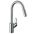 Смеситель для кухни Hansgrohe 240, Eco, с вытяжным душем, 2jet, sBox 73895000, хром Смеситель для кухни Hansgrohe 240, Eco, с вытяжным душем, 2jet, sBox 73895000, хром