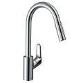 Смеситель для кухни Hansgrohe 240, Eco, с вытяжным душем, 2jet, sBox 73895000, хром Смеситель для кухни Hansgrohe 240, Eco, с вытяжным душем, 2jet, sBox 73895000, хром