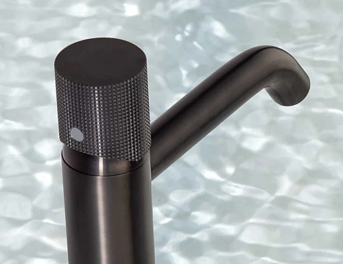 Смеситель для раковины Paini Cox 78PZ211LL с донным клапаном, высокий, черный матовый Смеситель для раковины Paini Cox 78PZ211LL с донным клапаном, высокий, черный матовый