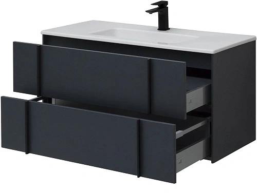 Тумба под раковину Allen Brau Reality 100 1.32007.AM антрацит матовый Тумба под раковину Allen Brau Reality 100 1.32007.AM антрацит матовый