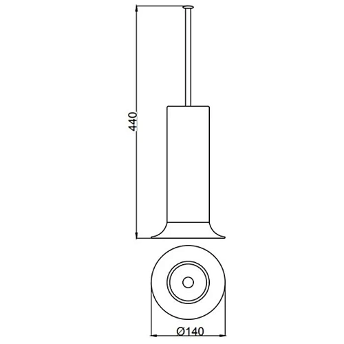 Ершик для унитаза Webert Opera OA501302065 Ершик для унитаза Webert Opera OA501302065