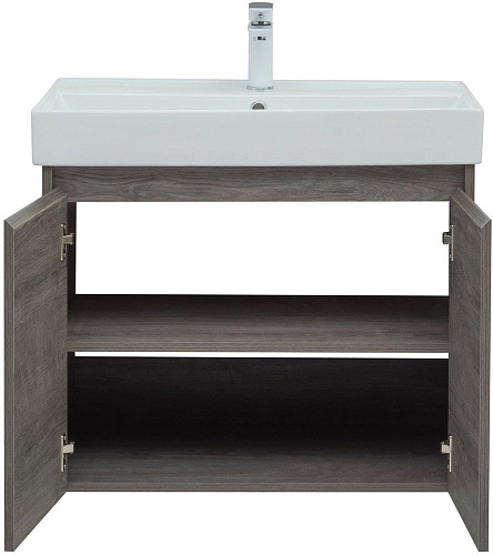 Тумба под раковину Aquanet Nova Lite 75 дуб рошелье (2 дверцы) 00298851 Тумба под раковину Aquanet Nova Lite 75 дуб рошелье (2 дверцы) 00298851