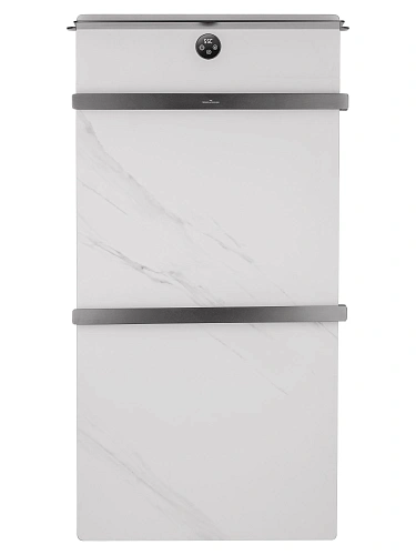 Полотенцесушитель электрический Wonzon & Woghand STUTTGART (WW-A504W-GM) с каменной плитой белый мрамор, темный графит Полотенцесушитель электрический Wonzon & Woghand STUTTGART (WW-A504W-GM) с каменной плитой белый мрамор, темный графит