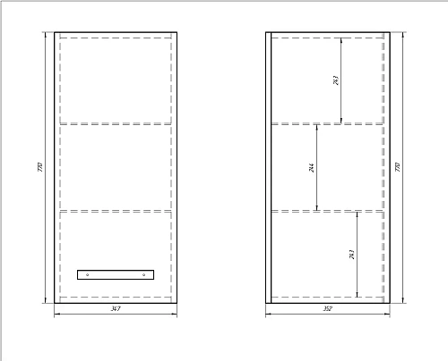 Шкаф-пенал DREJA ALMI, 35 см, подвесной, правый, 1 дверца, 2 стеклянные полки, белый глянец 99.0210 Шкаф-пенал DREJA ALMI, 35 см, подвесной, правый, 1 дверца, 2 стеклянные полки, белый глянец 99.0210