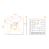 Душевой поддон RGW STONE TRAY-W 800x800 квадрат 14152088-01-11 Душевой поддон RGW STONE TRAY-W 800x800 квадрат 14152088-01-11