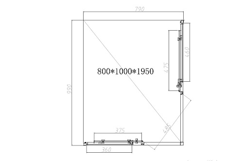 Душевой уголок Vincea Slim-N VSS-4SN8010CLBN 1000x800, брашированный никель, стекло прозрачное Душевой уголок Vincea Slim-N VSS-4SN8010CLBN 1000x800, брашированный никель, стекло прозрачное