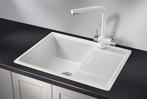 Кухонная мойка Granula 6503, АРКТИК (БЕЛЫЙ), кварц 650х500 Кухонная мойка Granula 6503, АРКТИК (БЕЛЫЙ), кварц 650х500
