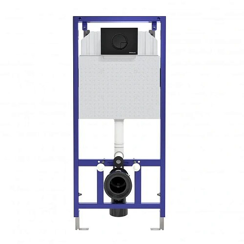 Инсталляция для унитаза BERGES NOVUM с кнопкой смыва, R5 Soft Touch, черная 040225 Инсталляция для унитаза BERGES NOVUM с кнопкой смыва, R5 Soft Touch, черная 040225