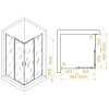 Душевой уголок RGW PA-030B 1000x1000 мм 350803000-24 черный Easy Clean Душевой уголок RGW PA-030B 1000x1000 мм 350803000-24 черный Easy Clean
