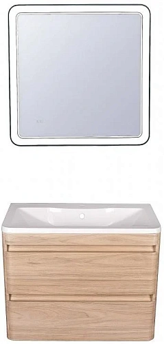 Тумба под раковину Style Line Атлантика 80, Люкс ясень перламутр, PLUS ЛС-00000684 Тумба под раковину Style Line Атлантика 80, Люкс ясень перламутр, PLUS ЛС-00000684