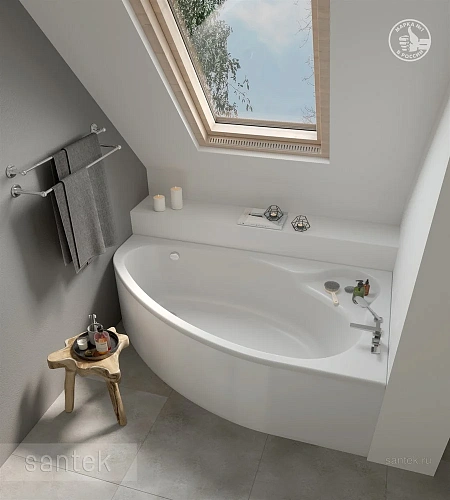 Акриловая ванна Santek Эдера 170х100 правая асимметричная 1WH501663 1.WH50.1.663 Акриловая ванна Santek Эдера 170х100 правая асимметричная 1WH501663 1.WH50.1.663