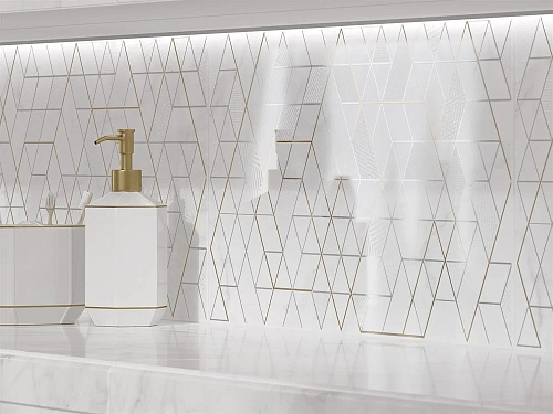 Вставка Cersanit Calacatta узор белый 29,8x59,8 KT2L051 Вставка Cersanit Calacatta узор белый 29,8x59,8 KT2L051