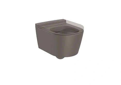 Унитаз подвесной Roca Inspira Round 480, Rimless, кофейный 346528660 Унитаз подвесной Roca Inspira Round 480, Rimless, кофейный 346528660