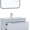 Тумба под раковину Aquanet Практика 80 00347965 белый глянец Тумба под раковину Aquanet Практика 80 00347965 белый глянец