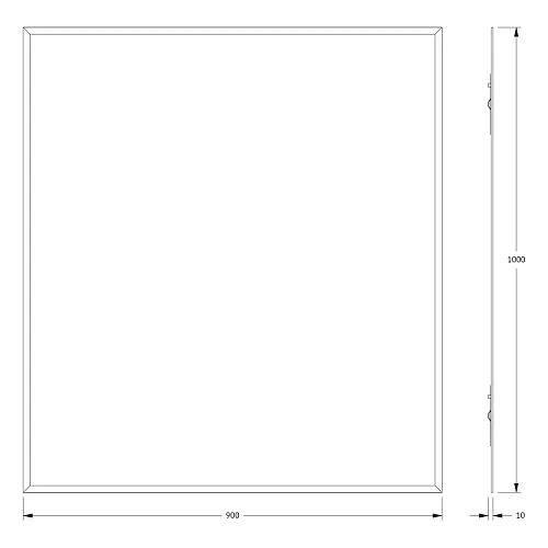 Зеркало Evoform Comfort BY 0935 90 х 100 см с фацетом 15 мм Зеркало Evoform Comfort BY 0935 90 х 100 см с фацетом 15 мм