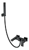 Смеситель для ванны Boheme Qubic Matt Black 473-B Смеситель для ванны Boheme Qubic Matt Black 473-B