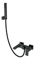 Смеситель для ванны Boheme Qubic Matt Black 473-B Смеситель для ванны Boheme Qubic Matt Black 473-B