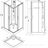 Душевая кабина Aquanet Passion S 3.0 90x90 00348330 прозрачное стекло, поддон низкий, двери раздвижные Душевая кабина Aquanet Passion S 3.0 90x90 00348330 прозрачное стекло, поддон низкий, двери раздвижные
