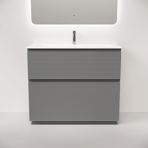 Тумба под раковину SANCOS Folk Floor FL100FES 995х445х850 Ergraut soft, напольная Тумба под раковину SANCOS Folk Floor FL100FES 995х445х850 Ergraut soft, напольная