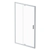 Душевая дверь AM.PM Gem W90G-120-1P-MT 120x195, серебро, стекло прозрачное