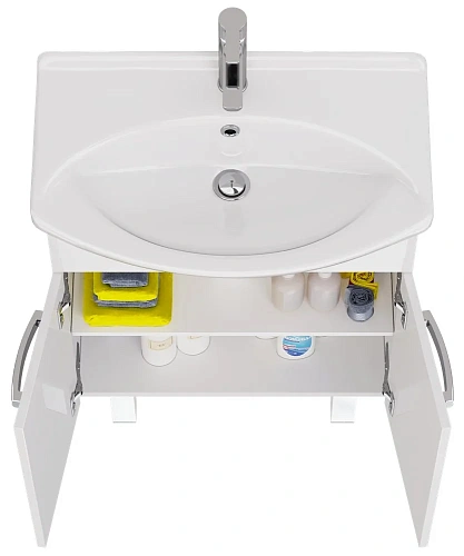 Тумба под раковину DREJA ALDA D, 65 см , подвесная/напольная, 2 дверцы, белый глянец, под ум. Лагуна 99.0402 Тумба под раковину DREJA ALDA D, 65 см , подвесная/напольная, 2 дверцы, белый глянец, под ум. Лагуна 99.0402