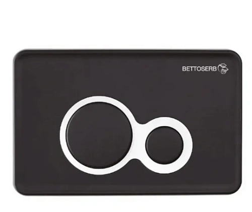 Инсталляция для унитаза BETTOSERB SAVA SLIM SUPERIOR SES40006461 с клавишей смыва DUO черный матовый/хром Инсталляция для унитаза BETTOSERB SAVA SLIM SUPERIOR SES40006461 с клавишей смыва DUO черный матовый/хром