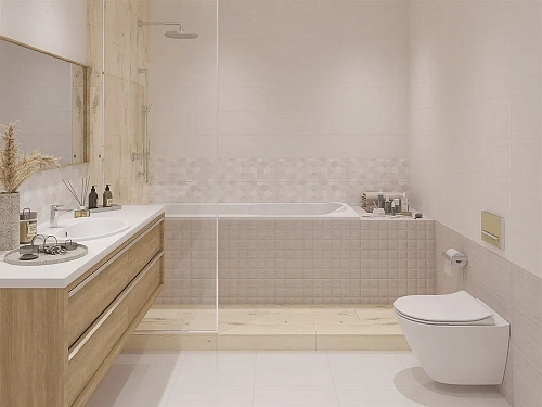 Вставка Cersanit Lin бежевый 19,8x59,8 LN2S011 Вставка Cersanit Lin бежевый 19,8x59,8 LN2S011