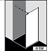 Картинка анонса товара «душевая перегородка kermi walk-in filia fi tpf/g (1400 mm) fi tpf/g 14020 vpk»