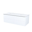 Тумба под раковину IDDIS Aiger (AIG12W0i95K) подвесная со столешницей 120 см, белый