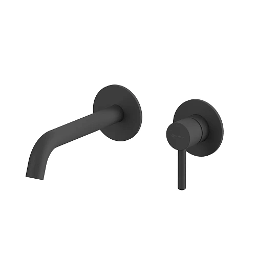 Смеситель для раковины WHITECROSS 2-Y1225BL скрытого монтажа, внешняя часть, черный матовый Смеситель для раковины WHITECROSS 2-Y1225BL скрытого монтажа, внешняя часть, черный матовый