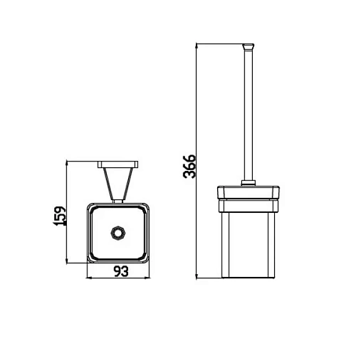 Ершик для унитаза Kaiser Moderne KH-1136 Ершик для унитаза Kaiser Moderne KH-1136