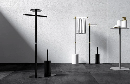 Стойка аксессуаров Boheme Venturo белый-хром 10953-W-CR Стойка аксессуаров Boheme Venturo белый-хром 10953-W-CR