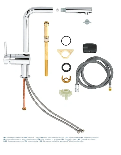 Смеситель для кухни GROHE Minta, хром (30274000) Смеситель для кухни GROHE Minta, хром (30274000)