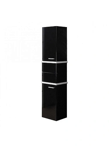 Шкаф-пенал Aquaton Турин черный глянец 1A118003TU950 Шкаф-пенал Aquaton Турин черный глянец 1A118003TU950