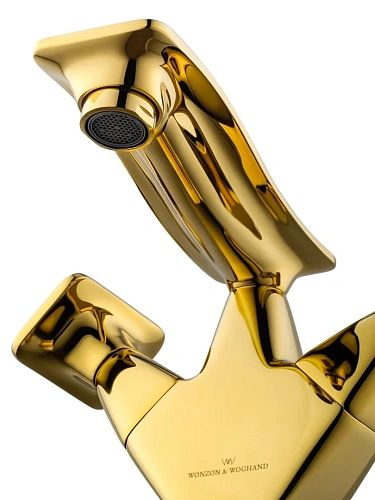 Смеситель для раковины Wonzon & Woghand Shakespeare, темное золото (WW-651101-DG) Смеситель для раковины Wonzon & Woghand Shakespeare, темное золото (WW-651101-DG)