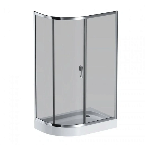 Душевой уголок AM.PM Like W83G-302U120CG Slide 120x80, стекло тонированное, профиль хром Душевой уголок AM.PM Like W83G-302U120CG Slide 120x80, стекло тонированное, профиль хром