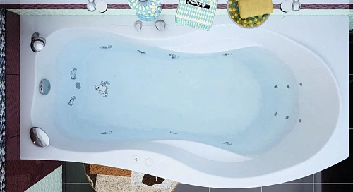 Акриловая ванна Aquanet Borneo 170x75/90 R 00203910 Акриловая ванна Aquanet Borneo 170x75/90 R 00203910