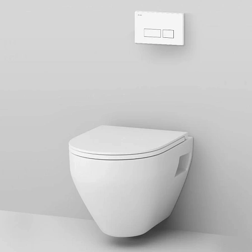 Комплект унитаза AM.PM Spirit V2.0 FlashClean IS47001.701738 с инсталляцией, сиденьем микролифт и клавишей смыва Комплект унитаза AM.PM Spirit V2.0 FlashClean IS47001.701738 с инсталляцией, сиденьем микролифт и клавишей смыва