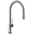 Смеситель для кухни hansgrohe Talis M54, однорычажный, 210, с вытяжным душем, 2jet 72800000 Смеситель для кухни hansgrohe Talis M54, однорычажный, 210, с вытяжным душем, 2jet 72800000