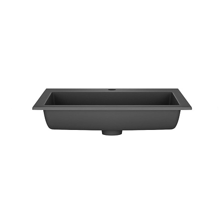 Раковина Vincea VCB-13600B из кварца, цвет черный Раковина Vincea VCB-13600B из кварца, цвет черный