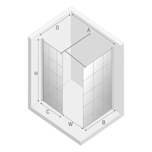 Душевой уголок NEW TRENDY NEW MODUS BLACK 130x120x200 EXK-0282 (черный) Душевой уголок NEW TRENDY NEW MODUS BLACK 130x120x200 EXK-0282 (черный)