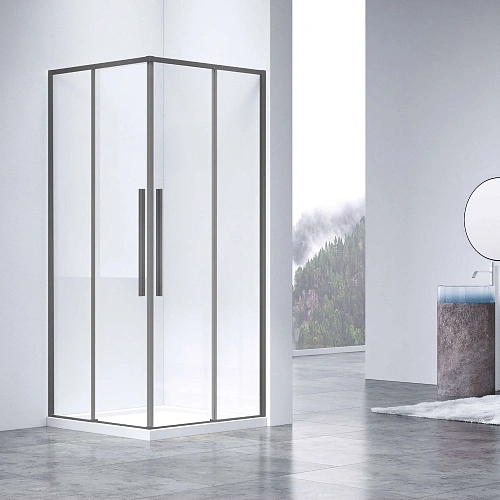Душевой уголок Vincea Slim-N VSS-4SN8010CLGM 1000x800 вороненая сталь стекло прозрачное Душевой уголок Vincea Slim-N VSS-4SN8010CLGM 1000x800 вороненая сталь стекло прозрачное
