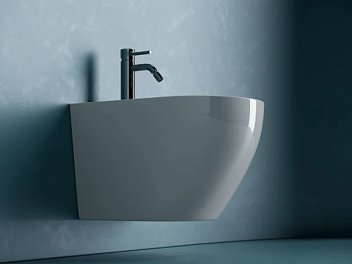 Биде подвесное Ceramica Nova UNO CN11002 белый Биде подвесное Ceramica Nova UNO CN11002 белый