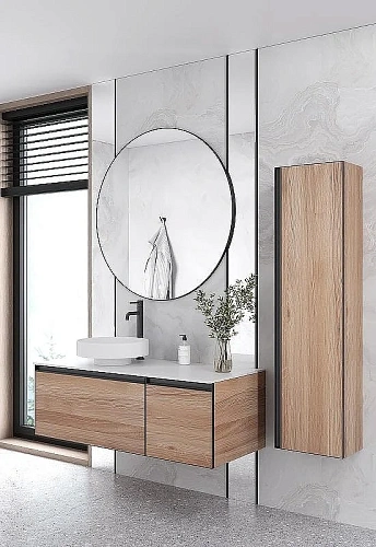 Тумба под раковину Armadi Art QUATRO 2 120см (80+40) WILLOW профиль ANTHRACITE 790-M2-120-W-A Тумба под раковину Armadi Art QUATRO 2 120см (80+40) WILLOW профиль ANTHRACITE 790-M2-120-W-A