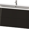 Тумба под раковину Duravit XSquare XS417404040 подвесная 121 см черный глянцевый Тумба под раковину Duravit XSquare XS417404040 подвесная 121 см черный глянцевый