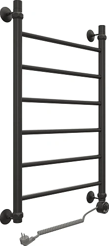 Полотенцесушитель электрический EWRIKA Сафо P 80х50 R, черный матовый 462090 Полотенцесушитель электрический EWRIKA Сафо P 80х50 R, черный матовый 462090