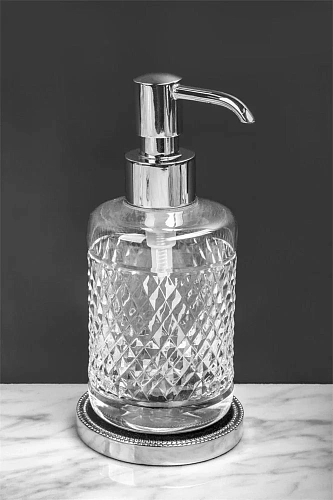 Дозатор жидкого мыла Boheme Murano Cristal 10227 Дозатор жидкого мыла Boheme Murano Cristal 10227