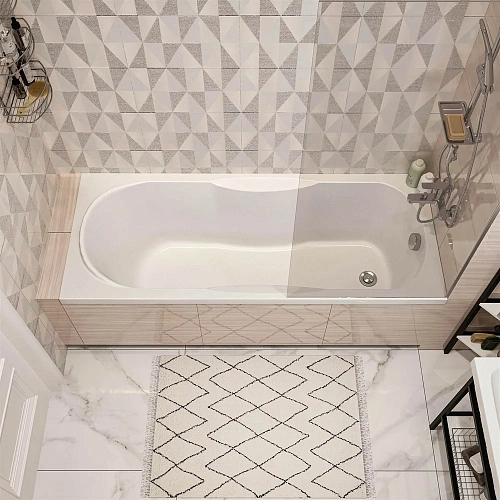 Шторка на ванну DIWO Ростов 4GW009 неподвижная, 70x150 507473 Шторка на ванну DIWO Ростов 4GW009 неподвижная, 70x150 507473