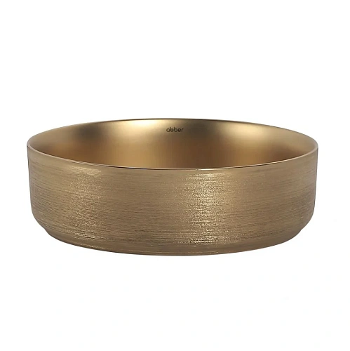 Раковина ABBER Bequem AC2109BGM накладная, золото матовое Раковина ABBER Bequem AC2109BGM накладная, золото матовое